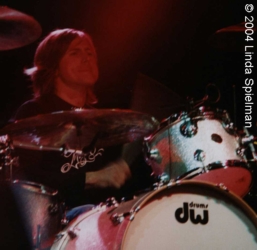 photo of Switchfoot's drummer Chad Butler copyright Linda Spielman