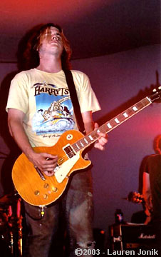 photo of Ingram Hill's lead guitarist, Phil Bogard. Copyright Lauren Jonik