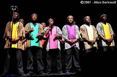 photo of the Soweto Gospel Choir in Columbus, GA